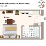 Ferienapartments Am Krusespeicher Ferienapartments Am Krusespeicher 3-33 Apartmán Wißmar
